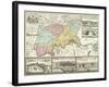 Map of London and Surrounding Counties, 1710-null-Framed Giclee Print