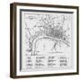 Map of London at the Time of Queen Elizabeth I-null-Framed Photographic Print