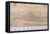 Map of London, C1560-null-Framed Stretched Canvas