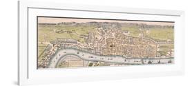 Map of London, C1563-William Darton-Framed Giclee Print