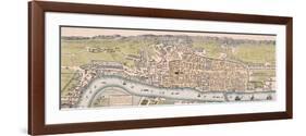 Map of London, C1563-William Darton-Framed Giclee Print