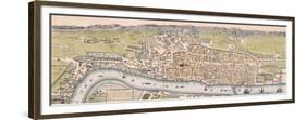 Map of London, C1563-William Darton-Framed Premium Giclee Print