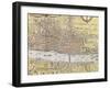 Map of London, from 'Civitates Orbis Terrarum', by Georg Braun (1542-1622) and Frans Hogenburg…-Joris Hoefnagel-Framed Giclee Print