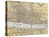 Map of London, from 'Civitates Orbis Terrarum', by Georg Braun (1542-1622) and Frans Hogenburg…-Joris Hoefnagel-Stretched Canvas