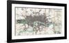 Map of London in Miniature, 1806-John Rocque-Framed Premium Giclee Print