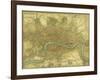 Map of London-Vision Studio-Framed Art Print