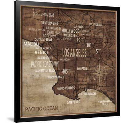 'Map of Los Angeles' Prints Luke Wilson