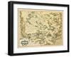 Map of Lotharingia, from 'Atlas Sive Cosmographicae Meditationes De Fabrica Mundi Et Fabricati…-Gerardus Mercator-Framed Giclee Print