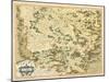 Map of Lotharingia, from 'Atlas Sive Cosmographicae Meditationes De Fabrica Mundi Et Fabricati…-Gerardus Mercator-Mounted Giclee Print