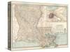 Map of Louisiana. United States. Inset Map of New Orleans and Vicinity-Encyclopaedia Britannica-Stretched Canvas