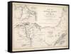 Map of Lower Egypt and Part of Syria, Published by William Blackwood and Sons, Edinburgh and…-Alexander Keith Johnston-Framed Stretched Canvas