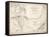 Map of Lower Egypt and Part of Syria, Published by William Blackwood and Sons, Edinburgh and…-Alexander Keith Johnston-Framed Stretched Canvas