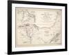 Map of Lower Egypt and Part of Syria, Published by William Blackwood and Sons, Edinburgh and…-Alexander Keith Johnston-Framed Giclee Print