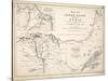 Map of Lower Egypt and Part of Syria, Published by William Blackwood and Sons, Edinburgh and…-Alexander Keith Johnston-Stretched Canvas