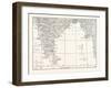 Map of Lower India and Ceylon, Sri Lanka-null-Framed Giclee Print