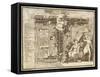 Map of Lugo, Province of Ravenna, Italy, 1823-null-Framed Stretched Canvas