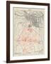 Map of Lutyens' projected Imperial Delhi, 1910-12-null-Framed Giclee Print