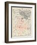 Map of Lutyens' projected Imperial Delhi, 1910-12-null-Framed Giclee Print