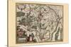 Map of Luxembourg-Pieter Van der Keere-Stretched Canvas