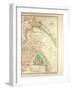 Map of Lyon-null-Framed Giclee Print