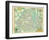 Map of Maastricht, from 'Civitates Orbis Terrarum' by Georg Braun-Joris Hoefnagel-Framed Giclee Print