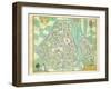 Map of Maastricht, from 'Civitates Orbis Terrarum' by Georg Braun-Joris Hoefnagel-Framed Giclee Print