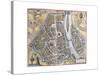 Map of Maastricht from Civitates Orbis Terrarum-null-Stretched Canvas