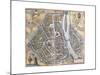 Map of Maastricht from Civitates Orbis Terrarum-null-Mounted Giclee Print