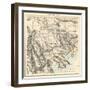 Map of Macedonia, 1870s-null-Framed Giclee Print