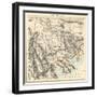 Map of Macedonia, 1870s-null-Framed Giclee Print