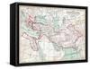 Map Of Macedonian Empire-null-Framed Stretched Canvas