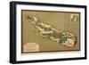 Map of Madagascar, 1766-Jacques-Nicolas Bellin-Framed Giclee Print