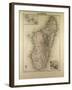 Map of Madagascar and Comoros 1896-null-Framed Giclee Print