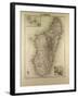 Map of Madagascar and Comoros 1896-null-Framed Giclee Print