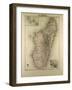 Map of Madagascar and Comoros 1896-null-Framed Giclee Print