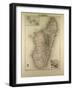 Map of Madagascar and Comoros 1896-null-Framed Giclee Print