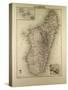 Map of Madagascar and Comoros 1896-null-Stretched Canvas