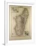 Map of Madagascar and Comoros 1896-null-Framed Giclee Print