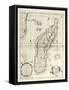 Map of Madagascar Island-Vincenzo Coronelli-Framed Stretched Canvas