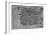 Map of Madrid-null-Framed Giclee Print