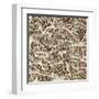 Map of Madrid-F. de Witt-Framed Art Print