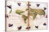 Map of Magellan's Round the World Voyage, 1519-1521-null-Stretched Canvas