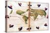 Map of Magellan's Round the World Voyage, 1519-1521-null-Stretched Canvas