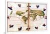 Map of Magellan's Round the World Voyage, 1519-1521-null-Framed Giclee Print