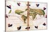 Map of Magellan's Round the World Voyage, 1519-1521-null-Stretched Canvas