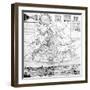 Map of Manchester, 1751-Casson & Berry-Framed Giclee Print