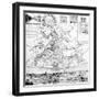 Map of Manchester, 1751-Casson & Berry-Framed Giclee Print