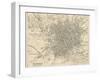 Map of Manchester and Its Environs-J. Bartholomew-Framed Photographic Print