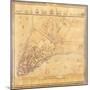 Map of Manhattan, C.1740-David Grim-Mounted Giclee Print