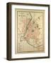 Map of Mans France-null-Framed Giclee Print